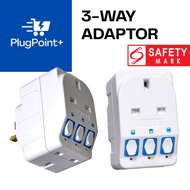 3-WAY MULTI ADAPTOR WITH SWITCHES