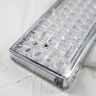 A a Amy Meow PC Transparent Keycap ABS Material MDA Height 153-Button Large Full Set No Reinforced R