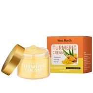 WEST MONTH Turmeric Face Cream for Face & Body, All Natural Turmeric Skin Brightening 50g/1.76OZ