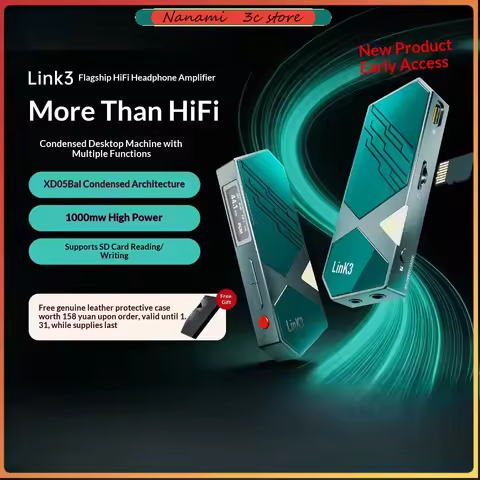 New xDuoo Link3 DAC/Amplifier All-in-One 1000mW High-Power Portable Decoder HD Digital Mobile USB DA