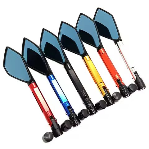 CNC ALUMINUM Custom New Motorcycle Rearview Side Mirrors 8mm 10mm For KAWASAKI Z750 NINJA250 HONDA R