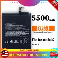 100 % ORIGINAL XiaoMi Mi Max 3 BM51 5500mAH Battery