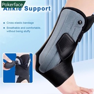 POKERFACE 1PC Inflatable Ankle Brace Joint Stabilizing Straps for Sprain Recovery Adjustable Sports 