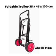 Shopping Trolley Foldable | Grocery Trolley | Foldable Multifunction | with straps | support up to 35KG