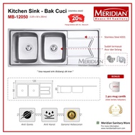 MERIDIAN Kitchen Sink Stainless MB 12050