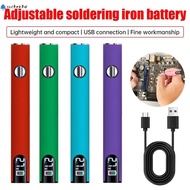 SUCHENHD Electric Soldering Iron, Adjustable Voltage 510 Thread Battery Mini Soldering Iron Kit,  We