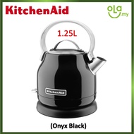 Kitchenaid 1.25L Stainless Steel Cordless Electric Kettle 5KEK1222B (Empire Red / Onyx Black) 5KEK1222BOB 5KEK1222BER