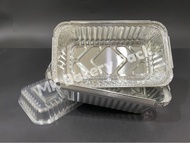 MYCHEF 4423-P Aluminium Foil Tray with Clear Lid (5 sets ±) Rectangle /Rectangular My Chef Foil Tray