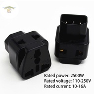 LL 2 In 1 IEC 320 C14 Male To C13 Female Power Adapter PDU/UPS C13 Universal Female AU/US/UK/EU Spec
