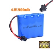 FEO RC Off-road Vehicle Car 4.8v Rechargeable 4xaa Battery 700-2000mah Ni-cd Battery For Aircraft Rc