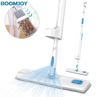 Bộ Cây Lau Nhà Xịt Nước Microfiber Tự Vắt BOOMJOY P12 Với 2 Miếng Đệm Tái Sử Dụng