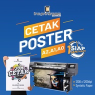 Poster Cetak Bersaiz Besar A2/A1/A0.Custom Design Poster
