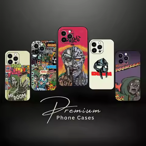 Rapper Retro Mf D-Doom Phone Case For iPhone 17,16,15,14,13,12,11 ,Pro Max,XS,X,XR,SE,Mini,8,7,Soft 