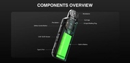 INSTAN THELEMA ELITE 40 40W 1400MAH POD KIT BY LOST VAPE / THELEMA ELIT POD LARIS