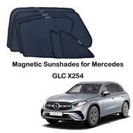 Magnetic Sunshades for Mercedes GLC SUV - X254 (From Year 2022 onwards) - Pls do take note that this