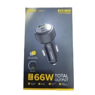 Hippo Car Charger SV3 Total Output 66W Quick Charging 44