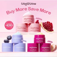 Glad2glow Moisturizer Pomegranate - Blueberry - Centella Allantoin Soothing Gel