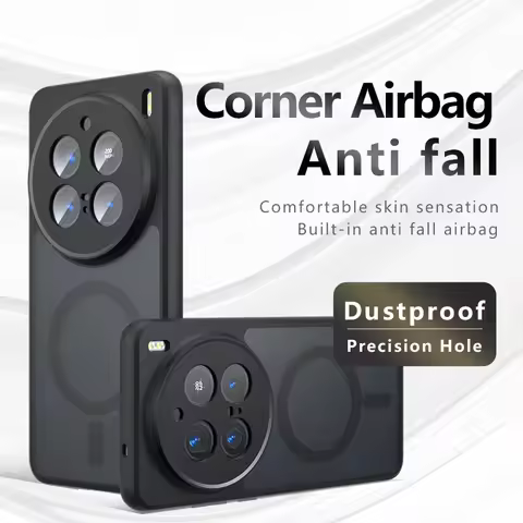 Magnetic Clear Back Case For Vivo X300 X100 X200 Pro Mini Ultra X100S X200S X200 FE S30 V50 Soft Sho