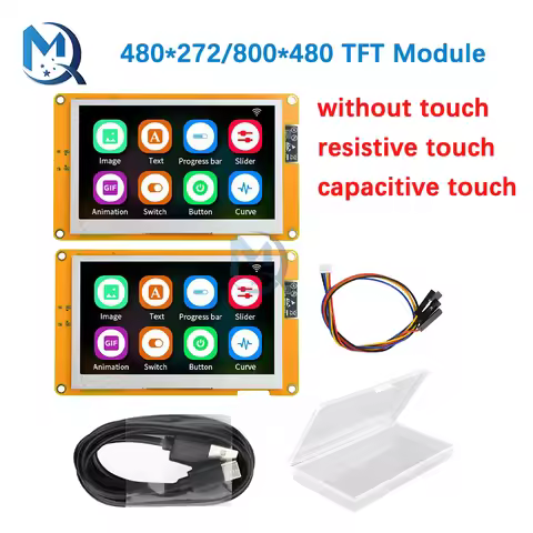 ESP32-S3 WIFI BT development board with 4.3-inch display screen 480 x 272 800 x 480 resolution Type