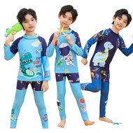 Children's Swimsuit 2-12 Years Old Boys' With Hat F4.5.6.7