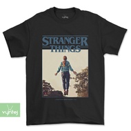 ภาพยนตร์และละครโทรทัศน์ เสื้อยืดโอเวอร์ไซส์เสื้อยืด พิมพ์ลายภาพยนตร์ Stranger THINGS 012S-3XL