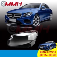 Mercedes Benz E W213 E300 2016-2019 E260 E200 E350 E250 เลนส์ไฟหน้า ฝาครอบไฟหน้า ไฟหน้ารถยนต์ ไฟหน้า