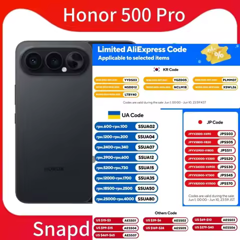 Honor 500 Pro Mobile Phone 6.55'' 120Hz AMOLED Screen 8000mAh Battery 80W Charge OTG Google Play Sto