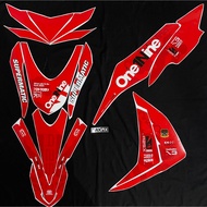 MERAH Decal fullbody mio m3 Cool design Cool one one one nine Red motif