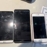 備用機 iphone6、LG V20、LG G5