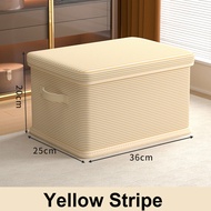 80L Large Capacity Fabric Organizer Box Foldable Storage Box With Cover Wardrobe Organiser Clothes O