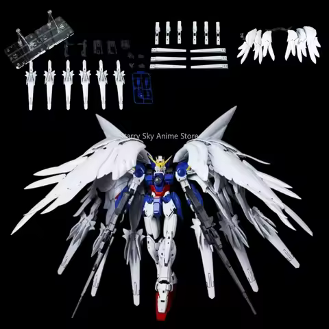 Bandai Model Wing Gundam MG1/100 Flying Wing High Tech Card Hair Removed ZERO Wing Accessories Dwarf