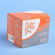 50PCS Beauty needle 34G1.5mm 34G2.5mm 34G4mm Sterile Hypodermic Needle Medical Aesthetics Local deli