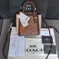 Coach Mini Troupe Signature with snake skin Complette Set (Preloved)