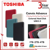 [New] Toshibahard disk CanvioAdvance 1TB/2TB/4TB USB 3.0HDD 2.5"Portable External Hard Drives