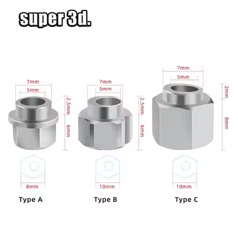 5/10pc 3D printer Openbuilds Eccentric Spacer V Wheel Eccentric Column isolation Screw nut V-Slot bo