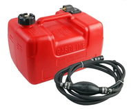 12L 24L Portable Boat Fuel Tank Yacht Engine Marine Oil Box With Connector Yamaha + Oil Pipe