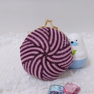 鞠球口金珠包 DIY 材料包 編織/鉤針/口金珠包/零錢包/小零錢包