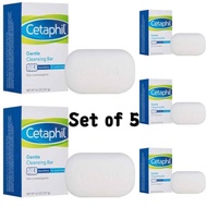 ( Set of 5 ) Wholesale Cetaphil Gentle Cleansing Antibacterial Soap Bar 127g