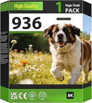 936 Black Ink Cartridge Use for OfficeJet 9120 OfficeJet Pro 9110 9120 9130 Wide Format 9730 Printer