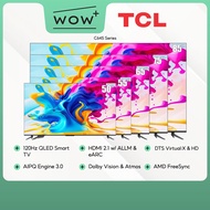 TCL C645 Series QLED Smart TV - 50-85", Featuring AMD FreeSync Virtual:X HDR10+ Dolby Vision &amp; Atmos