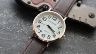超大清晰阿拉伯數字刻度,DW CK LONGINE極簡風,美型紳士錶~ 日本PC石英機芯