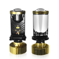 Lampu Depan Motor H4 CAROLYN LEDโปรเจ็คเตอร์ขนาดเล็กปลั๊กแอนด์เพลย์ไฟขับเลนส์ไฟสปอร์ตไลท์ Car