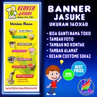 Spanduk Banner Backdrop Jasuke / Banner Jasuke / Spanduk Jagung / Spanduk Jasuke Termurah BISA COD