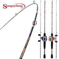 Sougayilang Fishing Rod&Reel Set 5ft Cating Fishing Rod 2 Sections with EVA Handle 10+1BB Casting Fi