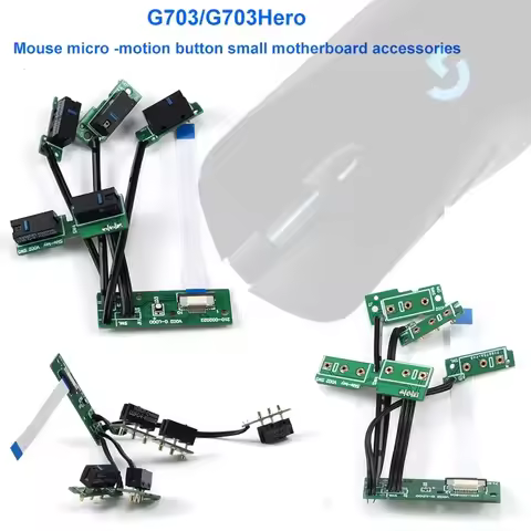 For compatible G703/G703 HERO Mouse Repair Parts: Solderless Heat-Plugging Microswitch Button Small 