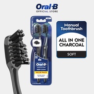 Oral-B Cross Action Ultrathin Charcoal Toothbrush 2 count