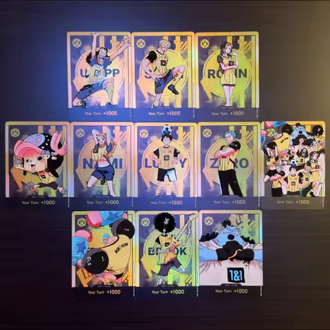 One Piece TCG OPCG English DON card textured foil card Luffy Zoro Nami Sanji Usopp Chopper Robin Fra