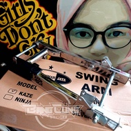 B&C - Swing Arm Arem Lengan Ayun Motor KAZE pnp CB Begel panjang GL Pro Max MP Megapro Merk SHJ Set