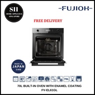 FUJIOH FV-EL61 70L BUILT-IN OVEN WITH ENAMEL COATING - 1 YEAR LOCAL WARRANTY + FREE DELIVERY