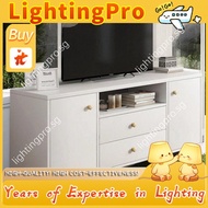 Nordic Tv Cabinet Living Room Locker Solid Wood Foot Tv Console zHBV